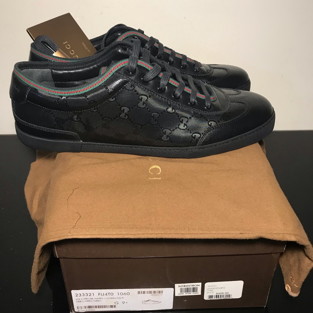 Gucci BLk 9+ Monogram sneakers
